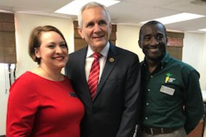 San Antonio Food Bank and Feeding Texas for a press conference