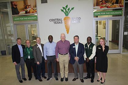 U.S. Senator John Cornyn visits the Food Bank