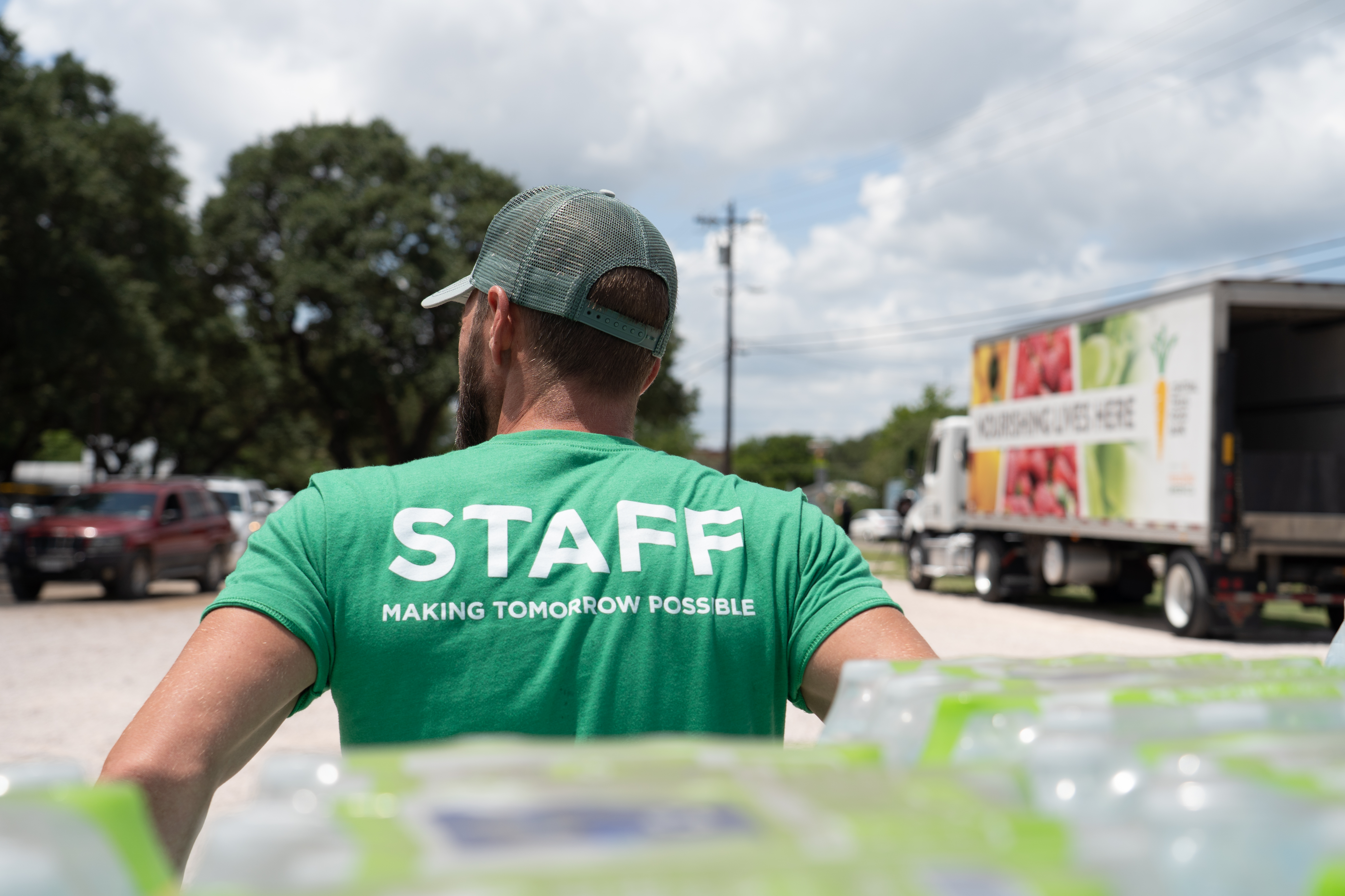 CTFB Staff at Central Texas Flood Relief Distribution
