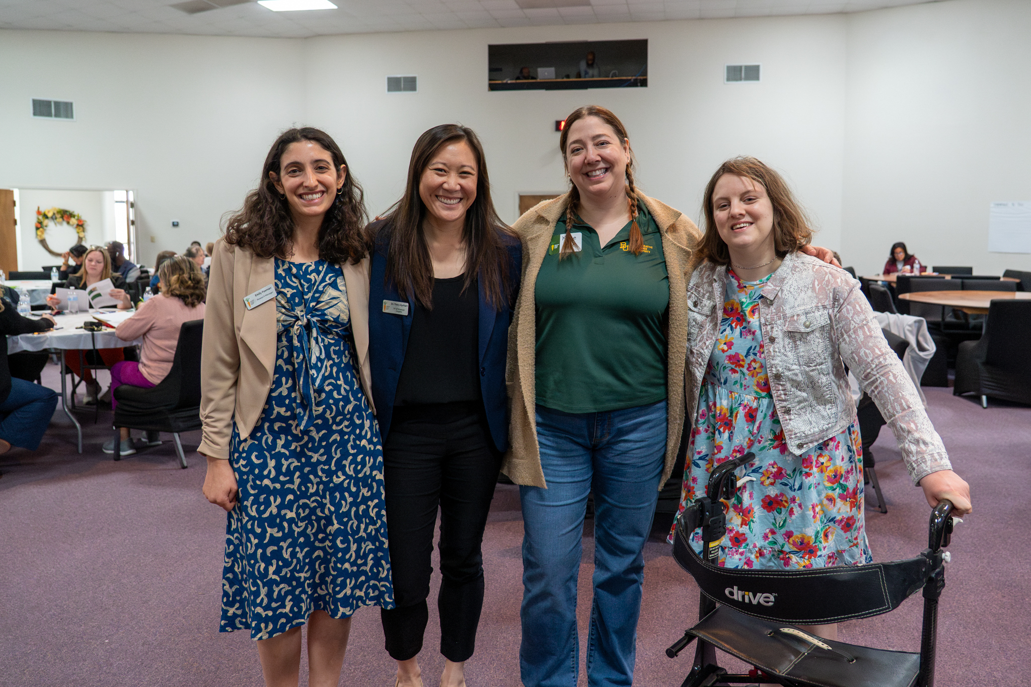 Emily Foxman group photo at event.