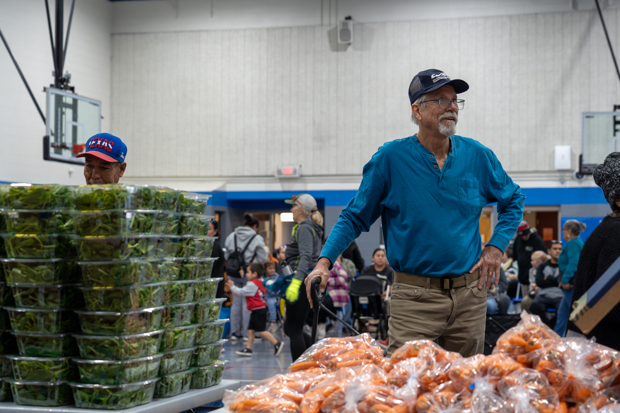 David at CTFB Onion Creek mobile pantry distribution