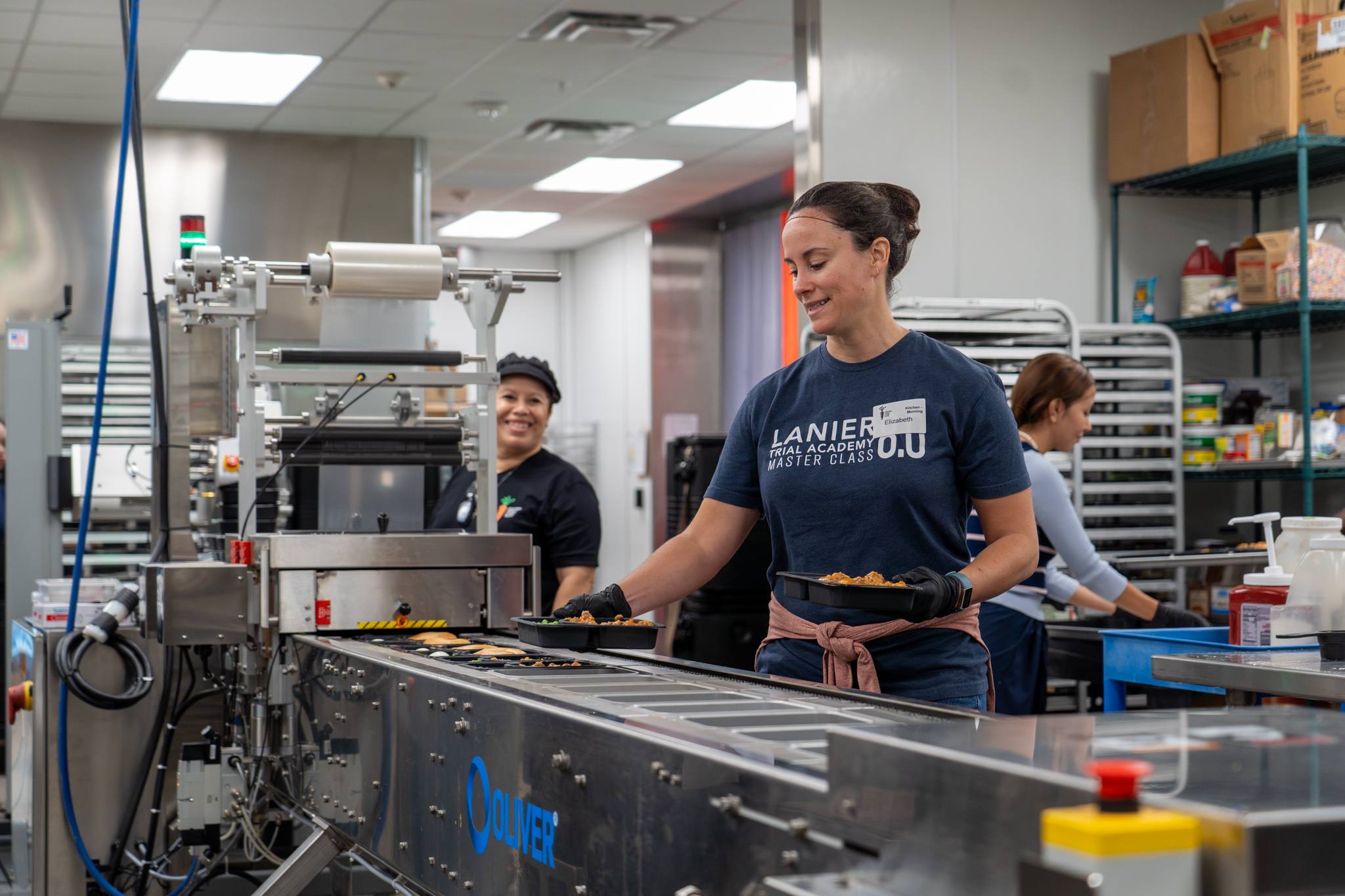 CTFB Volunteers from City of Austin in Community Kitchen