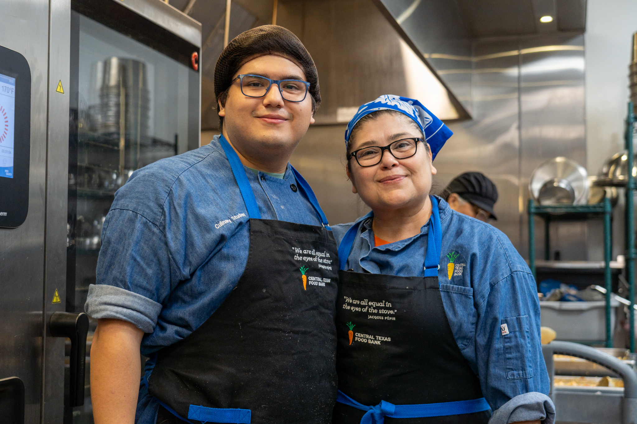 CTFB Workforce Training Program - Culinary training students