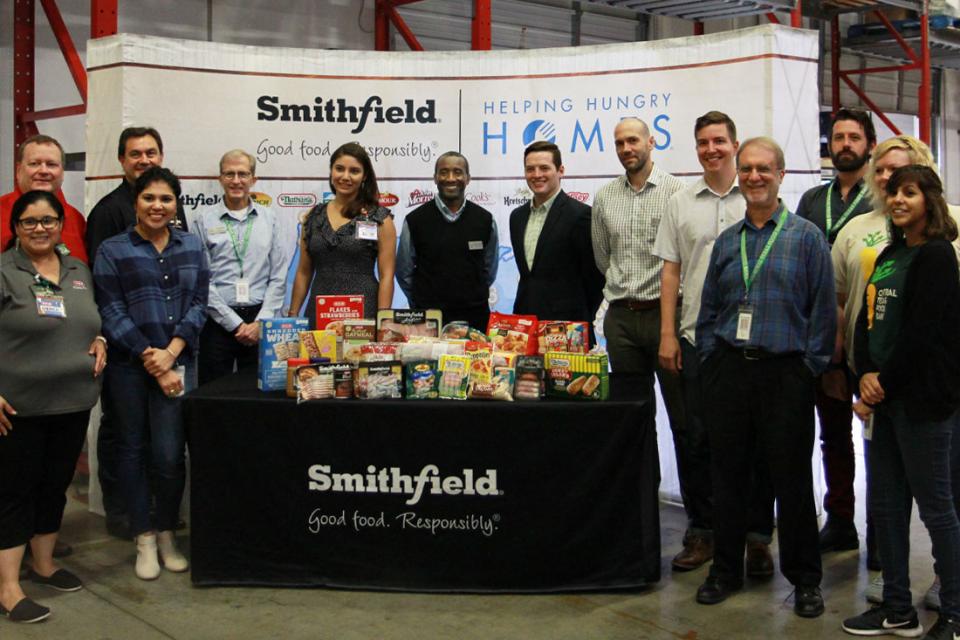H-E-B and Smithfield Make Generous Protein Donation