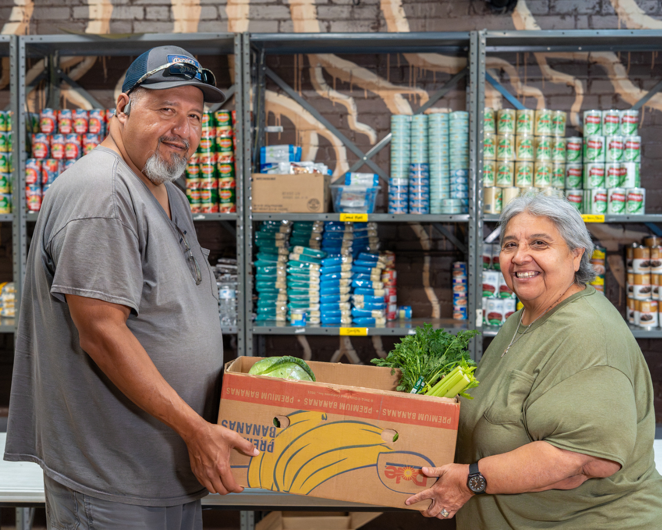 Rosie and staff at Acts Storehouse