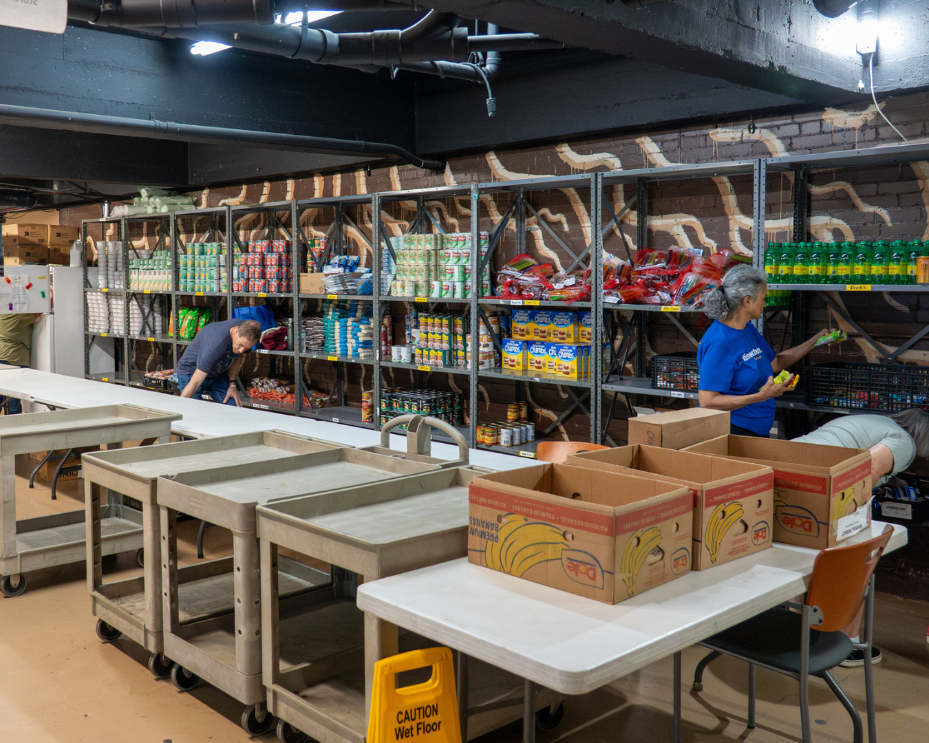 Acts Storehouse full shelves