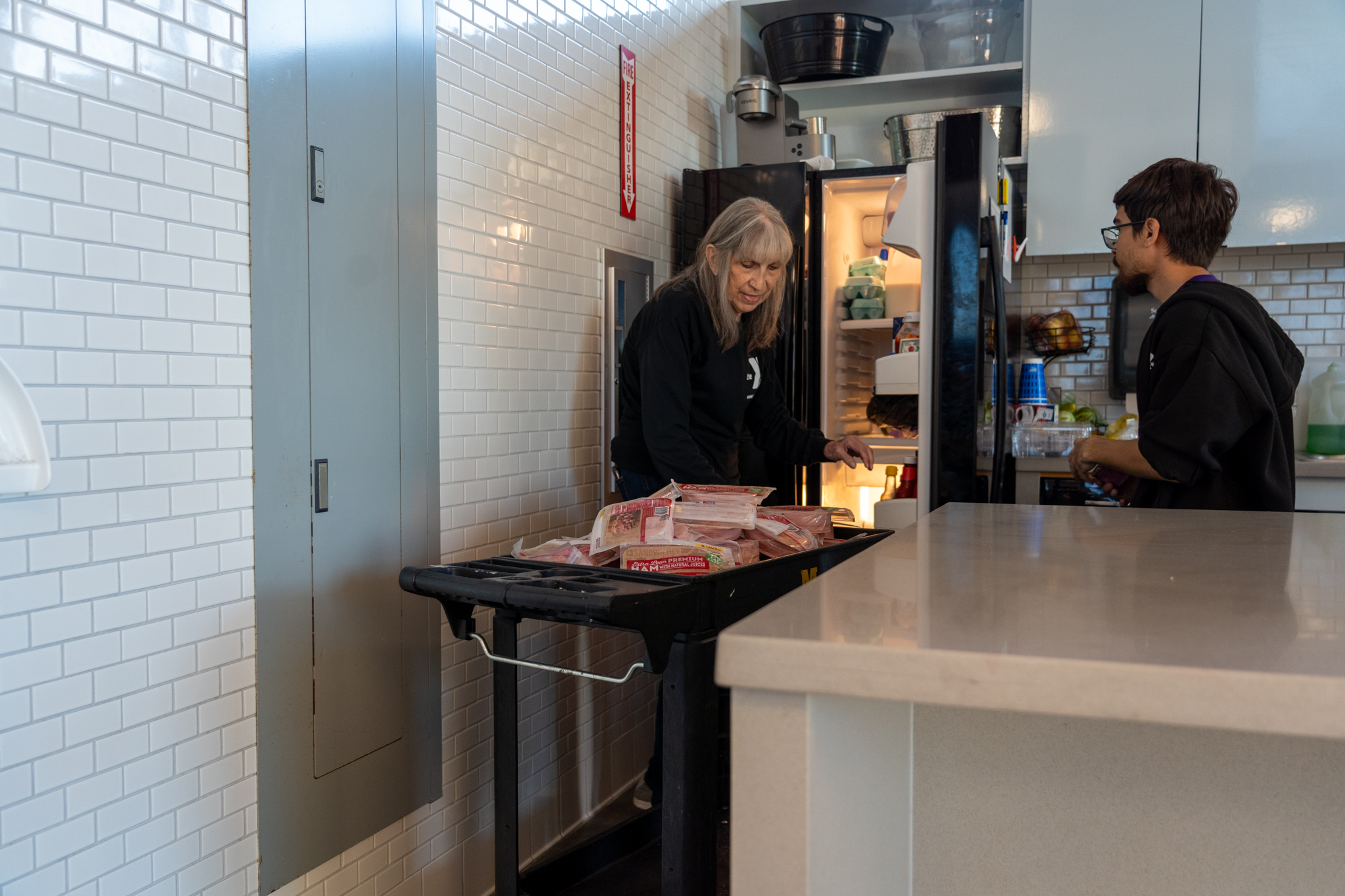 Volunteers at ASYMCA