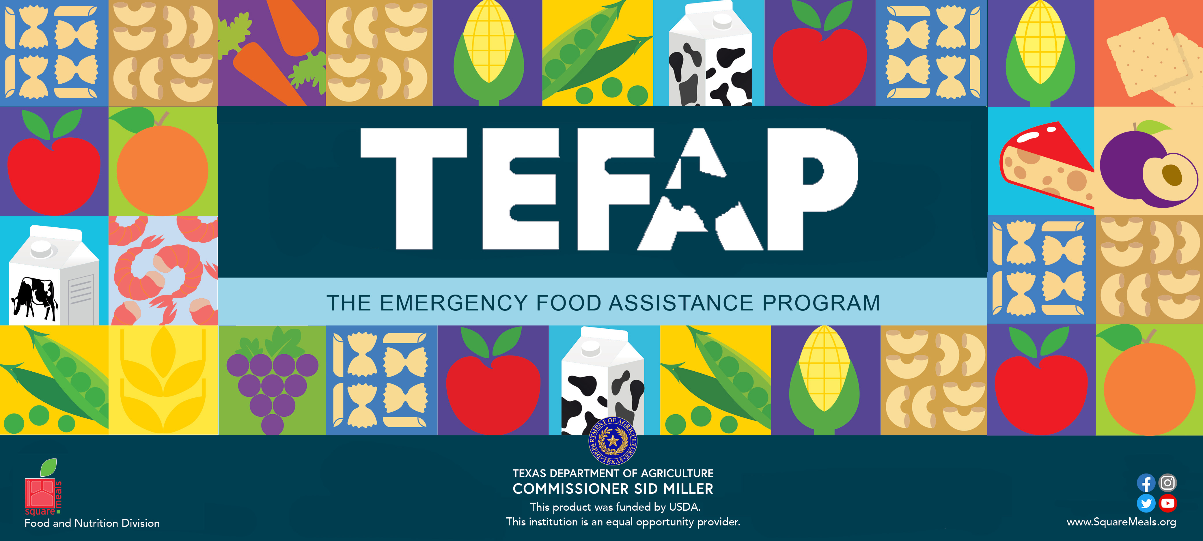 Texas Emergency Food Assistance Program Banner