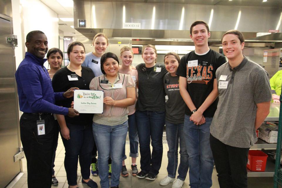 Congratulations to our Volunteer Group of the Quarter: Latter-day Saints!