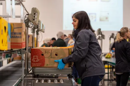 CTFB Community partners at Ascension Medical volunteering in Sort Warehouse