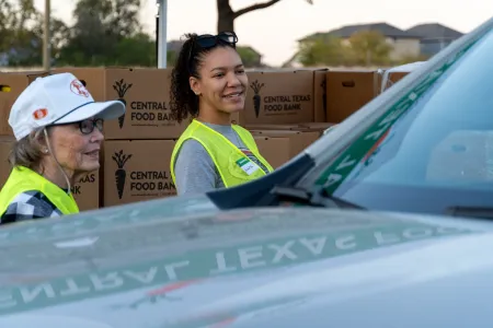 CTFB Volunteers at Mobile Pantry Distribution