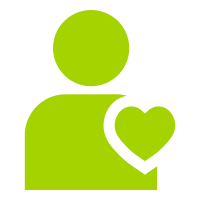 Fresh Icons - E- Person with Heart