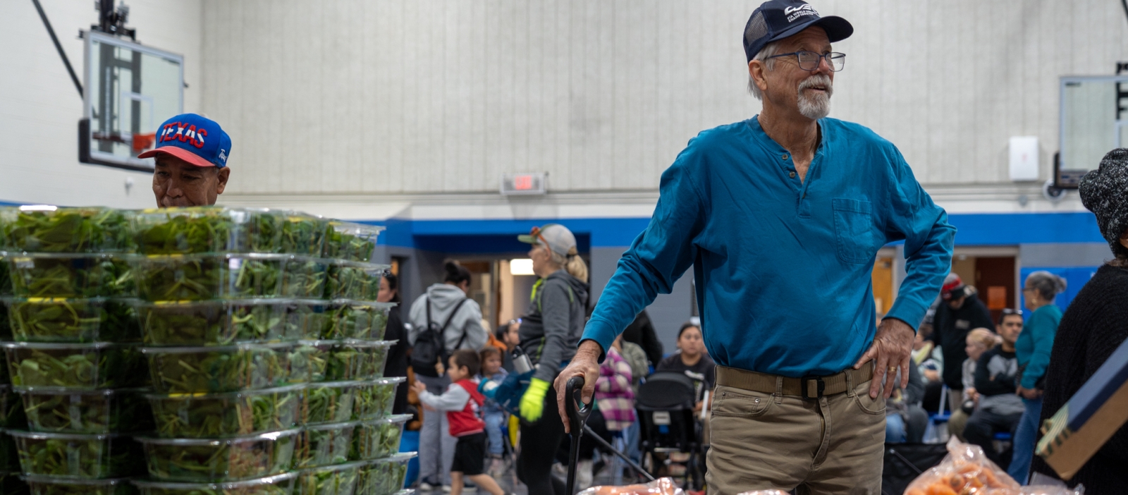 David at CTFB Onion Creek mobile pantry distribution