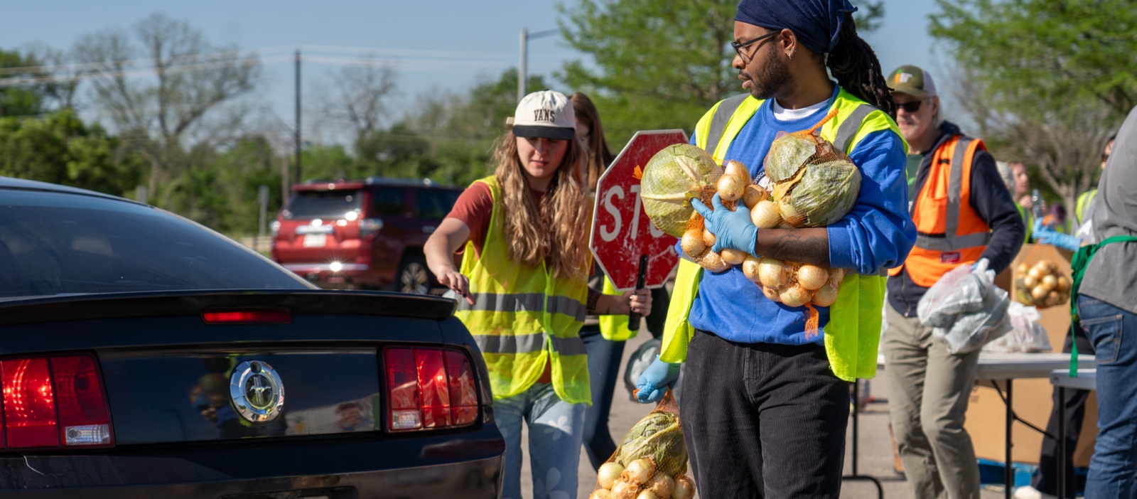 CTFB Volunteers at Onion Creek Mobile Food Pantry Distribution