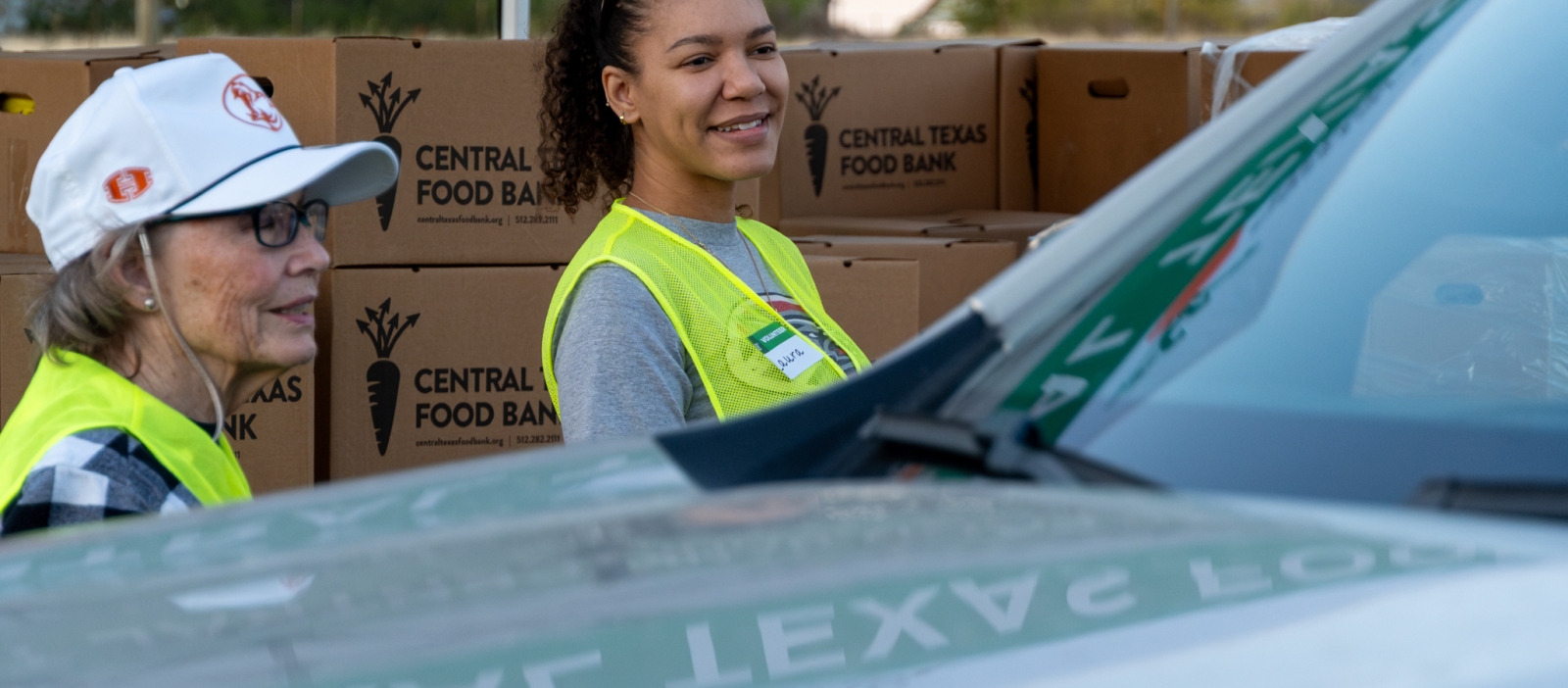 CTFB Volunteers at Mobile Pantry Distribution