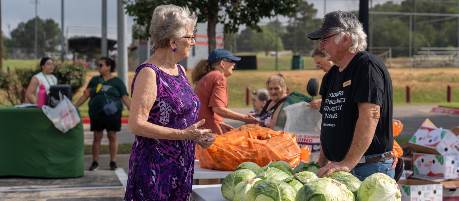 CTFB Neighbor at Golden Harvest Farmers Market distribution